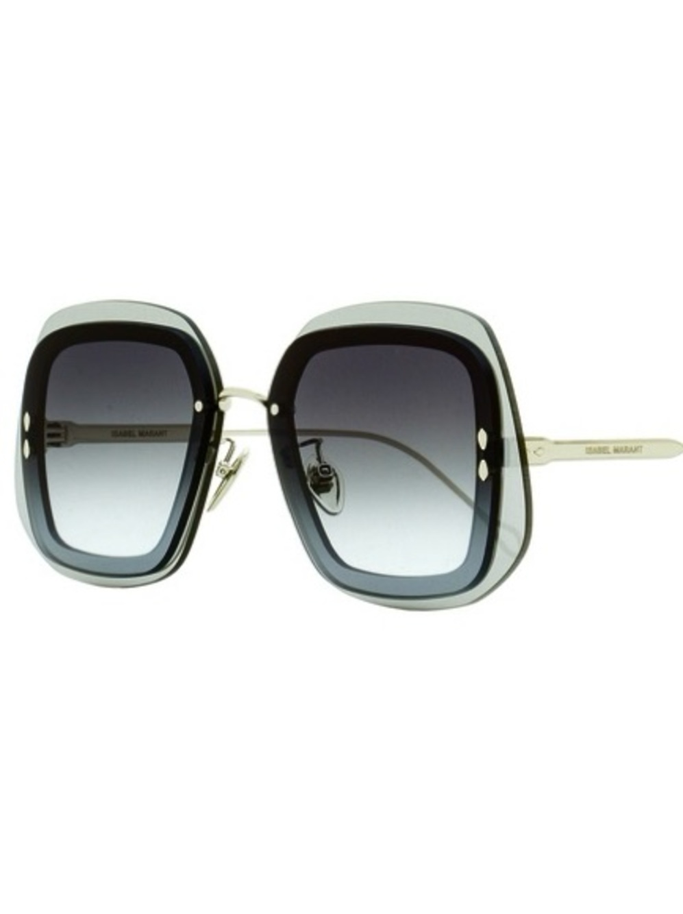 🌻NEW NWT Isabel Marant Adelyo Sunglasses IM0047S 427GB Silver/Mirror 58mm $320 - Picture 4 of 12